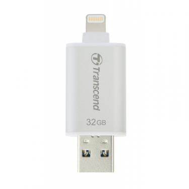 USB флеш накопитель Transcend 32GB JetDrive Go 300 Silver USB 3.1 Фото 2