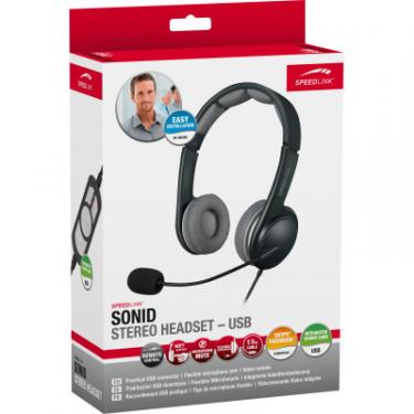 Наушники Speedlink SONID Stereo Headset USB Фото 3