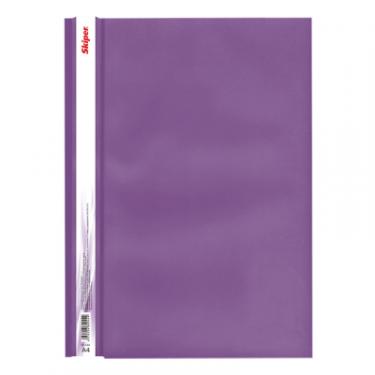 Папка-скоросшиватель Skiper А4, transparent, 160 мкм, SK14A, purple Фото