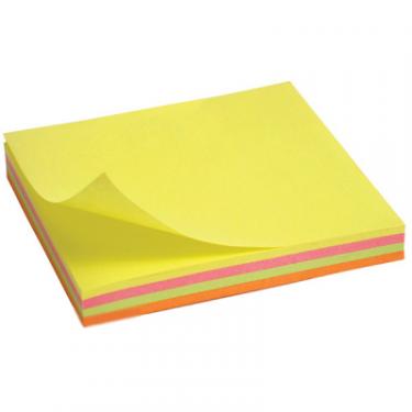 Бумага для заметок Axent with adhesive layer 75x75мм, 100sheets.,neon color Фото