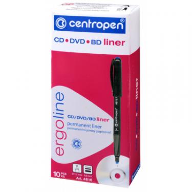 Маркер Centropen CD-Liner 4616 ergoline, 0,6 мм red Фото 1