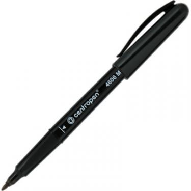 Маркер Centropen CD-Pen 4606 ergoline, 1мм black (polybag*1) Фото