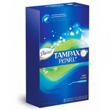 Тампоны Tampax Compak Super Single с апликатором 8 шт Фото
