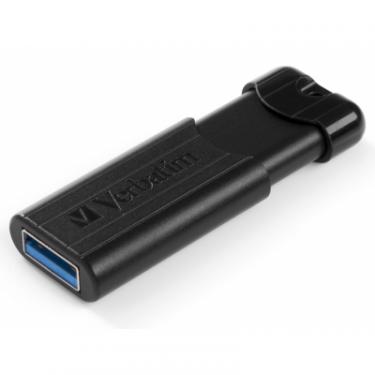 USB флеш накопитель Verbatim 32GB PinStripe Black USB 3.0 Фото 2