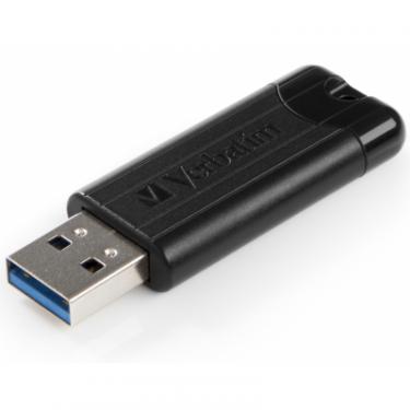 USB флеш накопитель Verbatim 32GB PinStripe Black USB 3.0 Фото 3