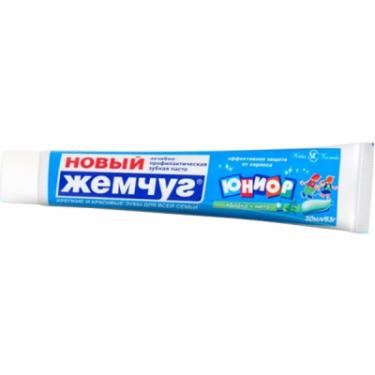 Детская зубная паста Новый Жемчуг Юниор Яблоко и мята 50 мл Фото