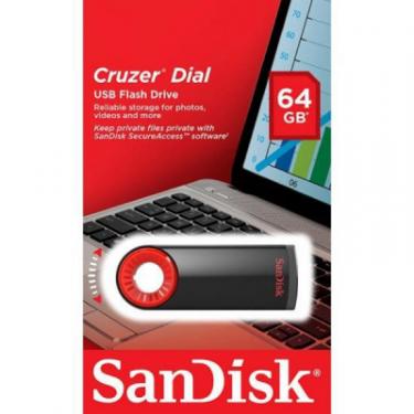 USB флеш накопитель SanDisk 64GB Cruzer Dial USB 2.0 Фото 5