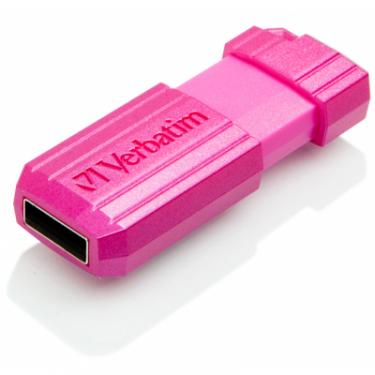 USB флеш накопитель Verbatim 16GB Store 'n' Go PinStripe Pink USB 2.0 Фото 2