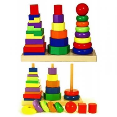 Развивающая игрушка Viga Toys Пирамидка Фото 1