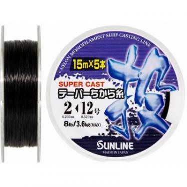 Поводковый материал Sunline TAPERED CHIKARA-ITO 75м (5x15m) #2-#12/0.235мм-0,5 Фото 1