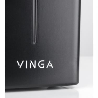 Источник бесперебойного питания Vinga LED 600VA metal case Фото 5