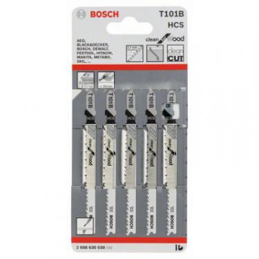 Полотно Bosch T101 B, HC, 5 шт, к электролобзику Фото 1