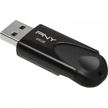 USB флеш накопитель PNY flash 64GB Attache4 Black USB 2.0 Фото 2