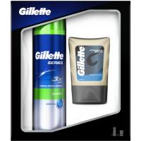 Набор для бритья Gillette Sensitive Skin Гель для бритья 200мл+Гель после бр Фото