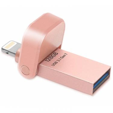 USB флеш накопитель ADATA 128GB I920 Rose Gold USB 3.1 Gen1 /Lightning Фото 2