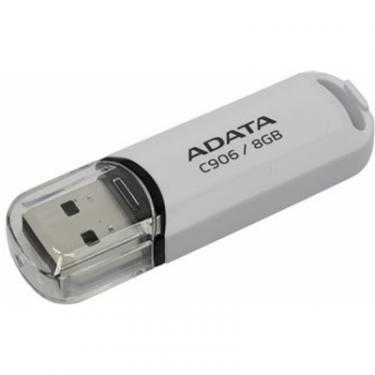 USB флеш накопитель ADATA 8GB C906 White USB 2.0 Фото 1