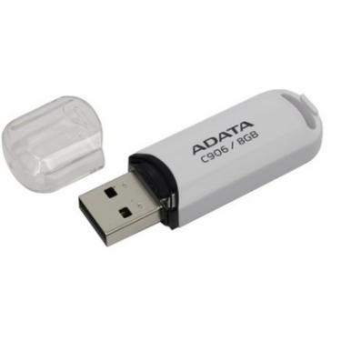USB флеш накопитель ADATA 8GB C906 White USB 2.0 Фото 2