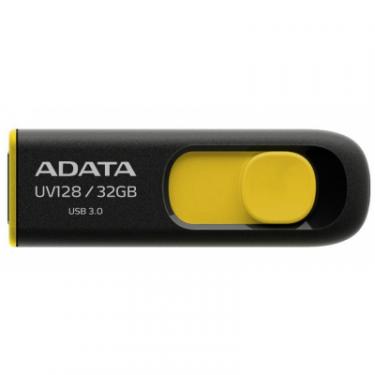 USB флеш накопитель ADATA 32GB UV128 Black-Yellow USB 3.0 Фото