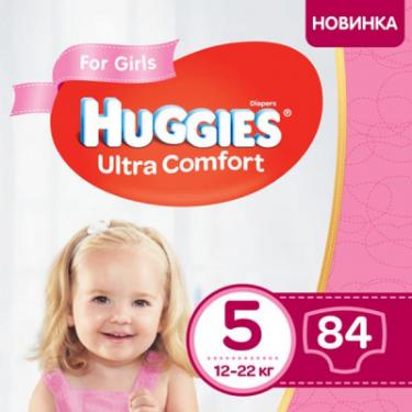 Подгузник Huggies Ultra Comfort 5 Box для девочек (12-22 кг) 84 шт Фото