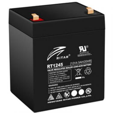Батарея к ИБП Ritar AGM RT1245, 12V-4.5Ah, Black Фото