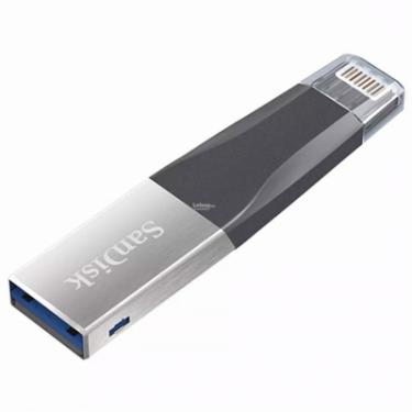 USB флеш накопитель SanDisk 64GB iXpand Mini USB 3.0/Lightning Фото 2