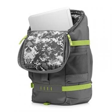 Рюкзак для ноутбука HP 15.6" Odyssey Grey/Green Фото 4