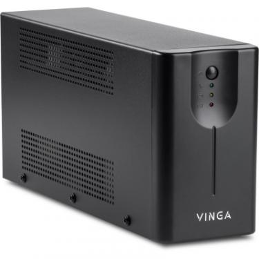 Источник бесперебойного питания Vinga LED 1500VA metal case Фото 1