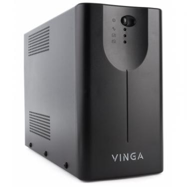 Источник бесперебойного питания Vinga LED 1500VA metal case Фото 4