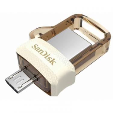 USB флеш накопитель SanDisk 32GB Ultra Dual Drive m3.0 White-Gold USB 3.0/OTG Фото