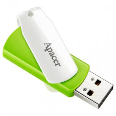 USB флеш накопитель Apacer 16GB AH335 Green/White USB 2.0 Фото 1