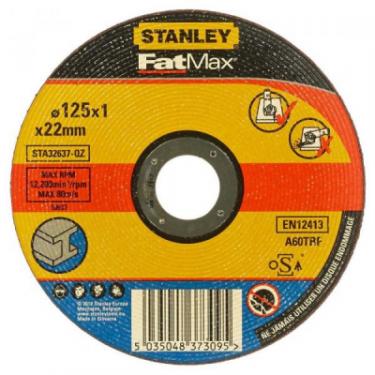 Круг отрезной Stanley отрезной по металлу, 125x1x22.2мм, тип DPC Фото