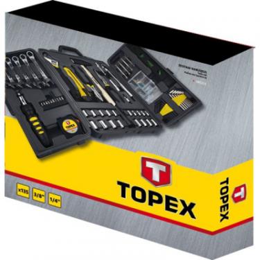 Набор инструментов Topex универсальный, 135 шт. * 1 уп. Фото 1