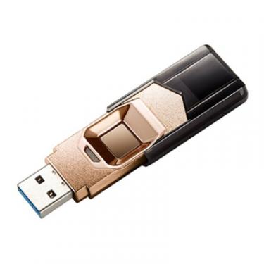 USB флеш накопитель Apacer 128GB AH650 Gold USB 3.0 Фото 2