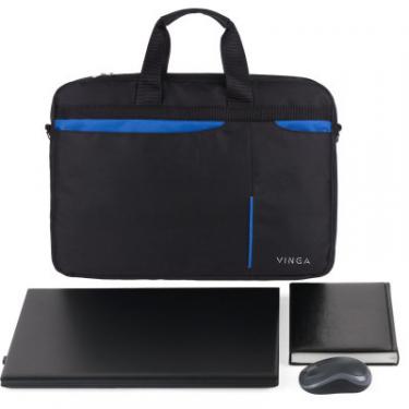 Сумка для ноутбука Vinga 15.6" NB175BB blue-black Фото 1
