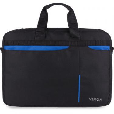Сумка для ноутбука Vinga 15.6" NB175BB blue-black Фото 2