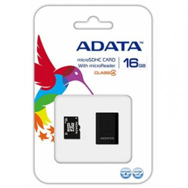 Карта памяти ADATA 16GB microSDHC Class 4 Фото 3