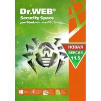 Антивирус Dr. Web Security Space, 1 ПК 1 год карт. конверт Фото