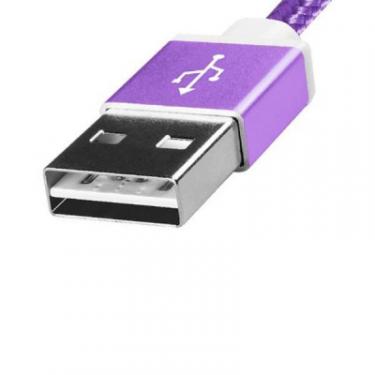 Дата кабель ADATA USB 2.0 AM to Micro 5P 1.0m Purple Фото 2