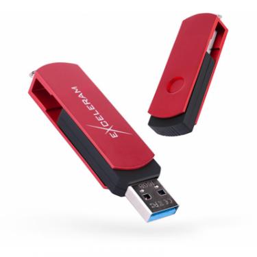USB флеш накопитель eXceleram 32GB P2 Series Red/Black USB 3.1 Gen 1 Фото