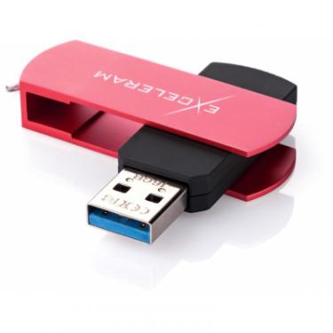 USB флеш накопитель eXceleram 32GB P2 Series Red/Black USB 3.1 Gen 1 Фото 1