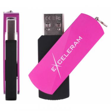 USB флеш накопитель eXceleram 64GB P2 Series Purple/Black USB 2.0 Фото 3