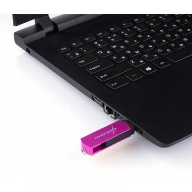 USB флеш накопитель eXceleram 64GB P2 Series Purple/Black USB 2.0 Фото 6