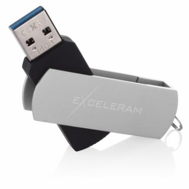 USB флеш накопитель eXceleram 32GB P2 Series Silver/Black USB 3.1 Gen 1 Фото 2