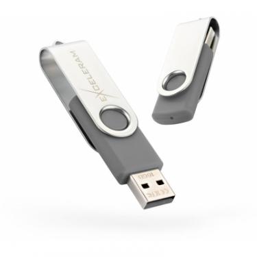 USB флеш накопитель eXceleram 16GB P1 Series Silver/Gray USB 2.0 Фото