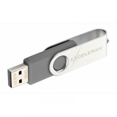 USB флеш накопитель eXceleram 16GB P1 Series Silver/Gray USB 2.0 Фото 4