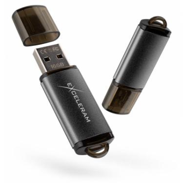 USB флеш накопитель eXceleram 8GB A3 Series Black USB 2.0 Фото
