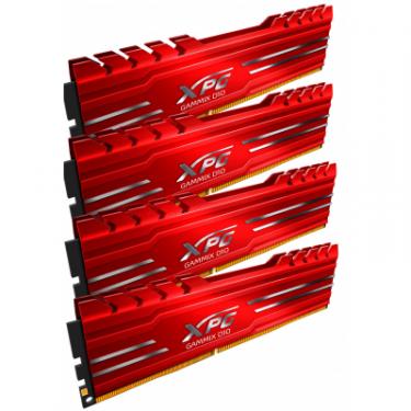 Модуль памяти для компьютера ADATA DDR4 16GB (4x4GB) 2400 MHz XPG Gammix D10 Red Фото 1