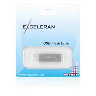 USB флеш накопитель eXceleram 32GB U1 Series Silver USB 2.0 Фото 5