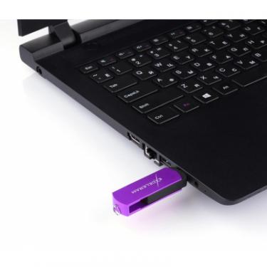 USB флеш накопитель eXceleram 16GB P2 Series Grape/Black USB 3.1 Gen 1 Фото 6