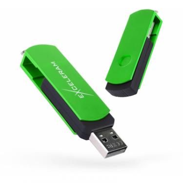 USB флеш накопитель eXceleram 8GB P2 Series Green/Black USB 2.0 Фото